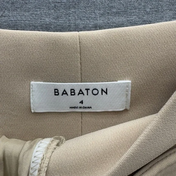 Babaton Aritzia Power Pants Wide Leg Belted High Rise Trousers Size 4 - Picture 3 of 13